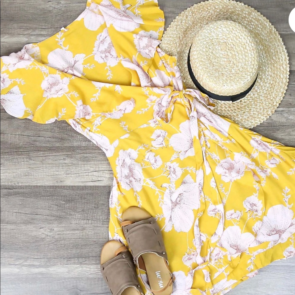 *NWT* Free People French Quarter Mini Wrap Dress